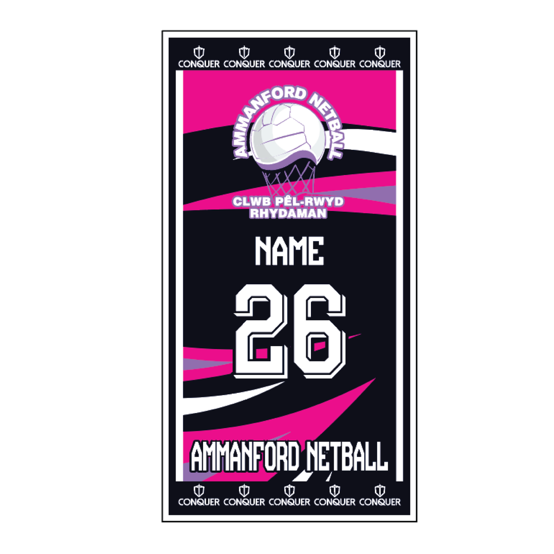 Ammanford Netball Beach Towel