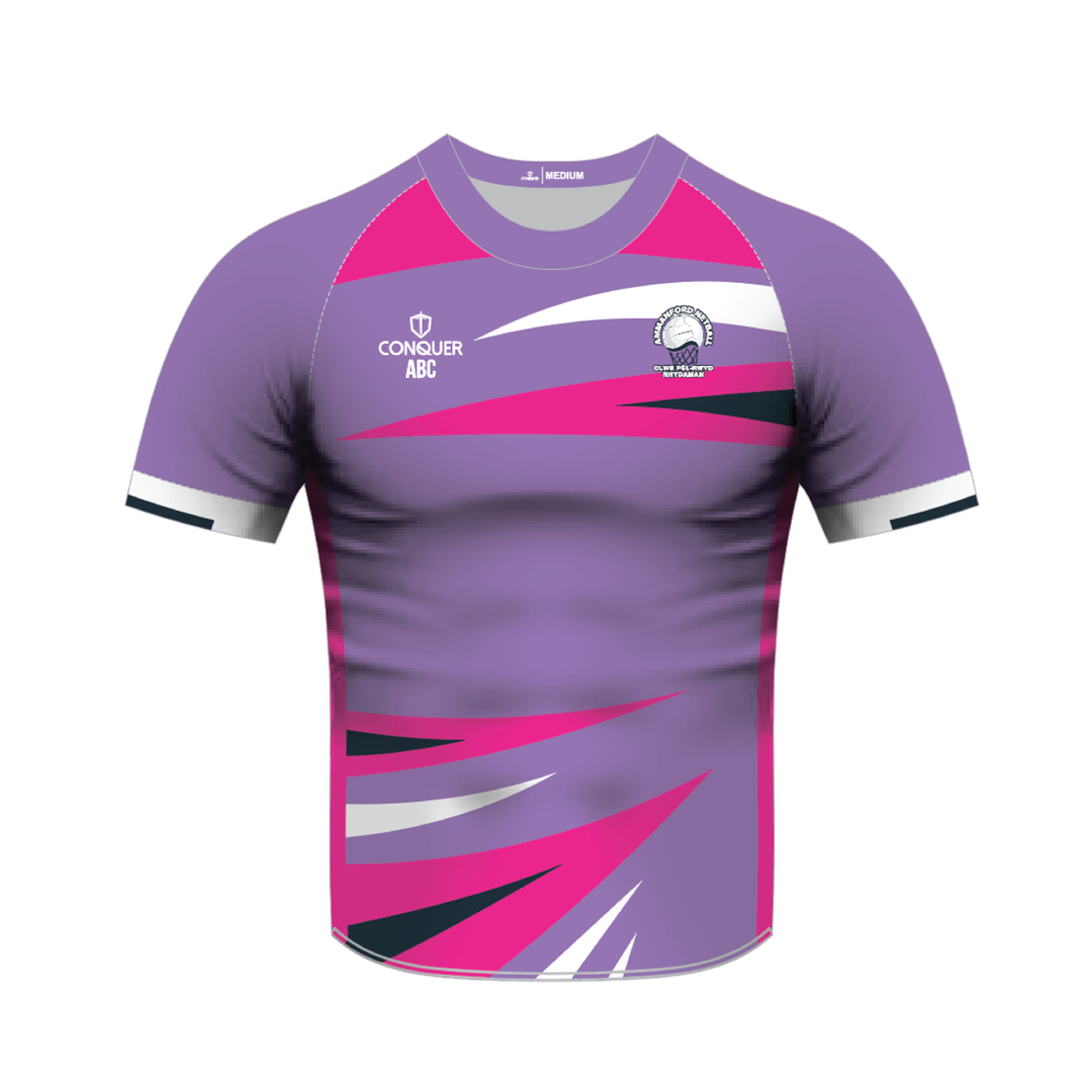 Ammanford Netball Sublimated T-Shirt - Purple