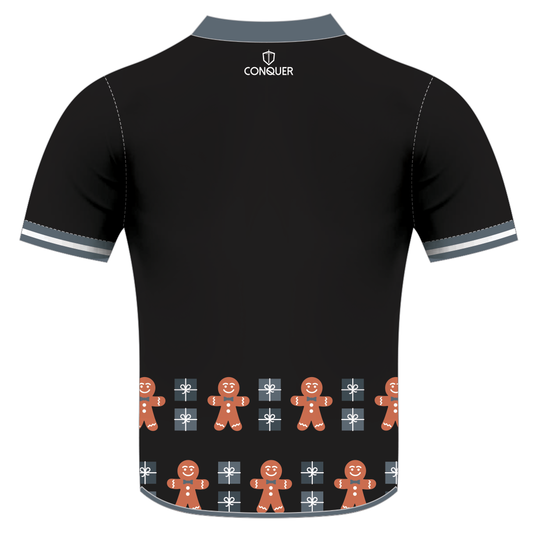 Abertysswg RFC Sublimated Christmas T-Shirt - Gingerbread