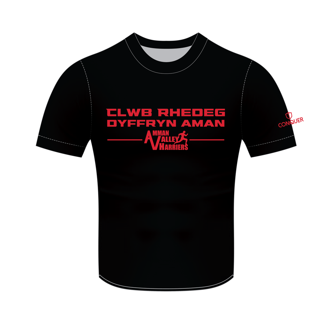 AVH Black Cotton T-Shirt