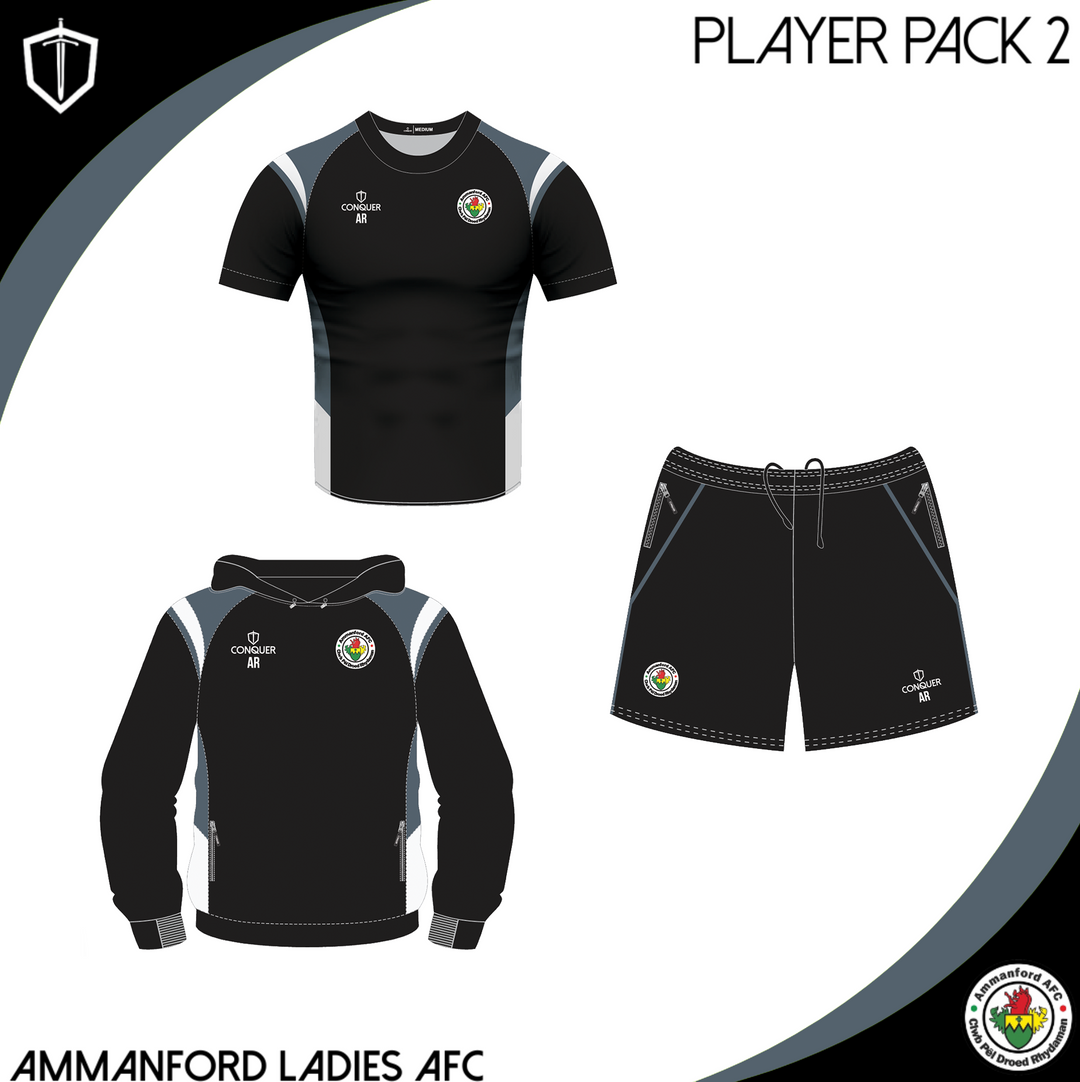Ammanford AFC LADIES PLAYER PACK 2 ADULT Sizes