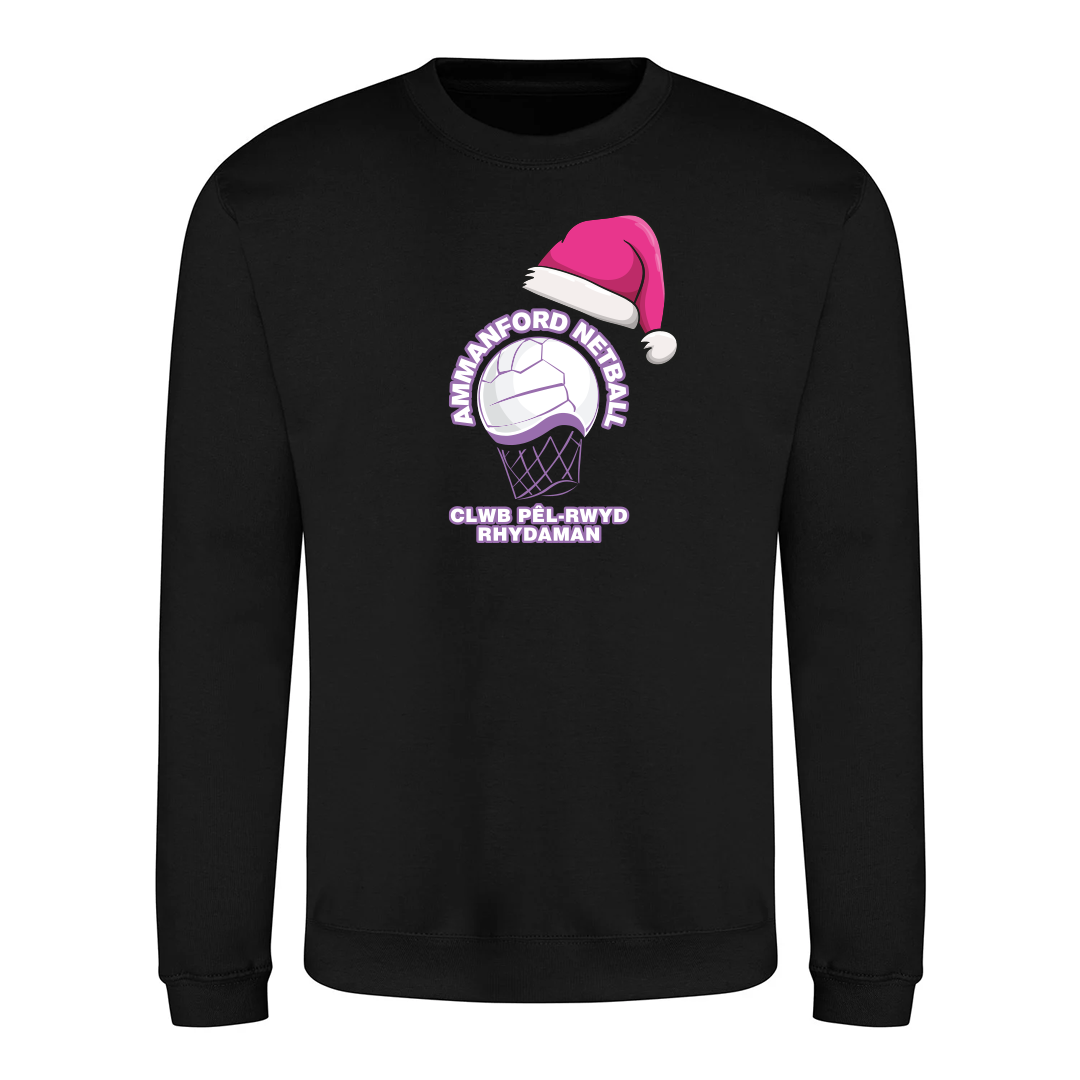 Ammanford Netball Christmas Sweatshirt KIDS