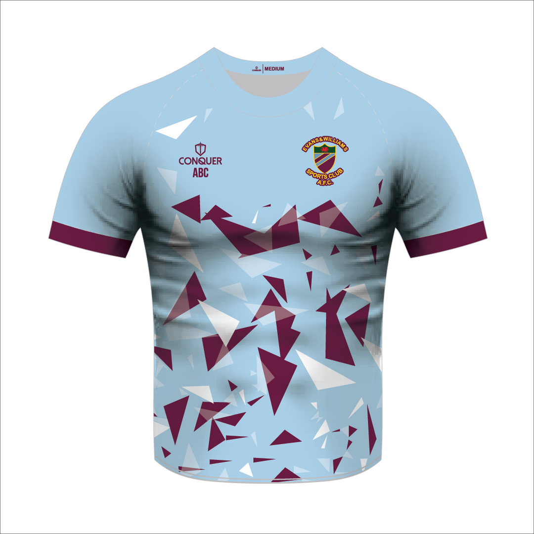 Evans & Williams Sports Club Sublimated Sky T-Shirt Kids
