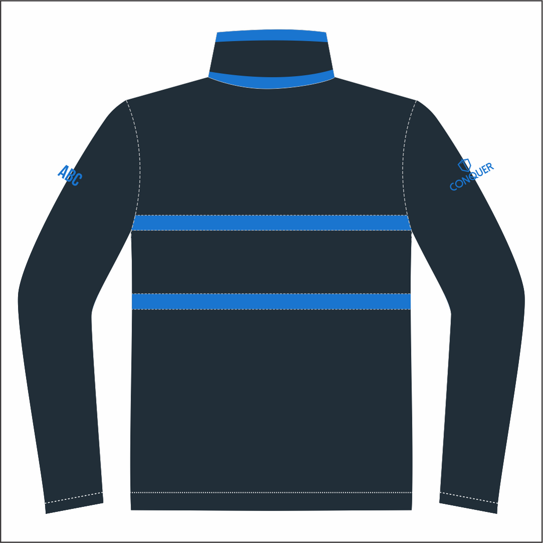 UWTSD Sports Academy Zip Polar Fleece Midlayer