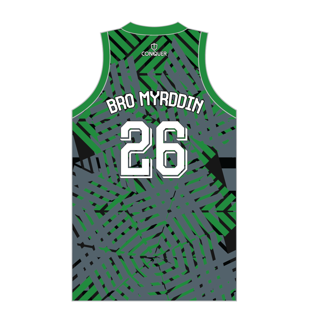 Ysgol Bro Myrddin South Africa Tour Sublimated Basketball Vest KIDS - Patterned