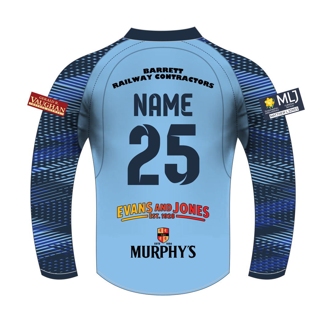 Clwb Criced Bronwydd Long Sleeve Sublimated Playing Shirt