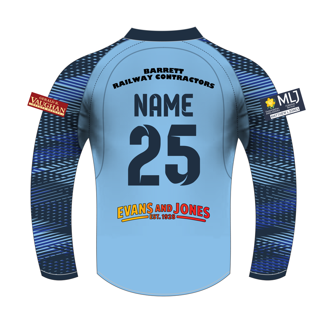 Clwb Criced Bronwydd Ladies Long Sleeve Sublimated Playing Shirt