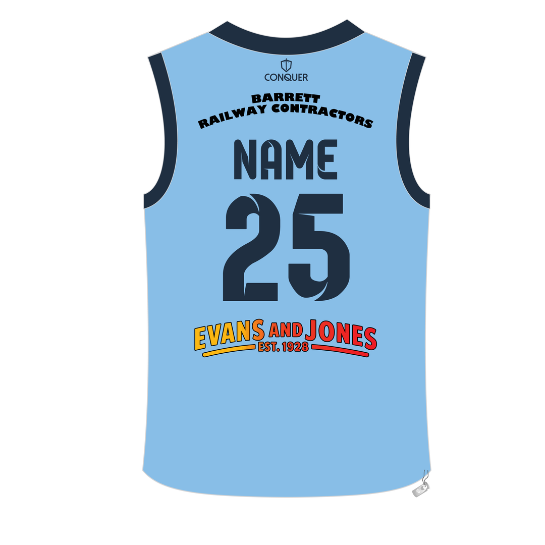 Clwb Criced Bronwydd Ladies Sublimated Sleeveless Cricket Jumper