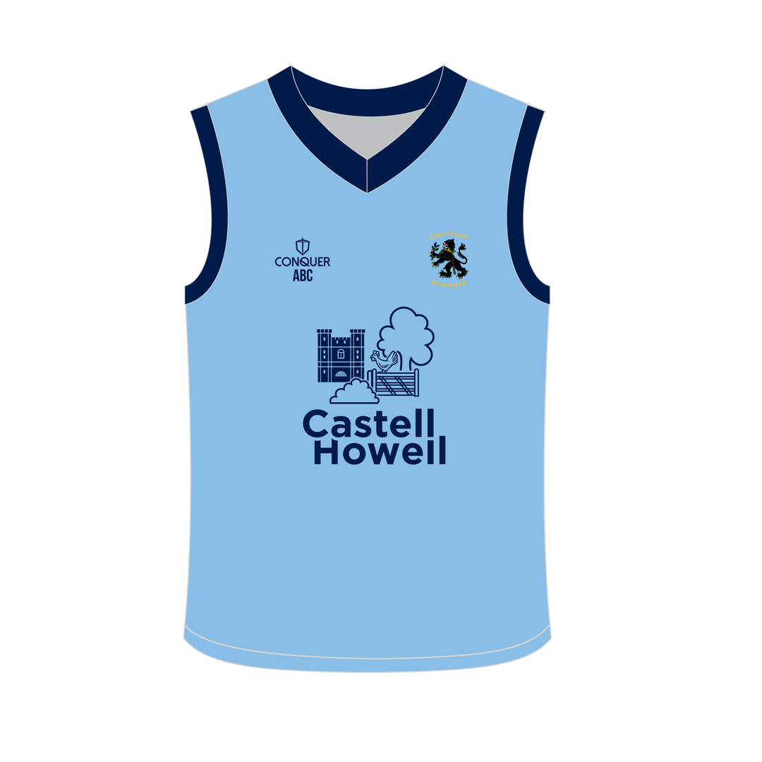 Clwb Criced Bronwydd Juniors Sublimated Sleeveless Cricket Jumper