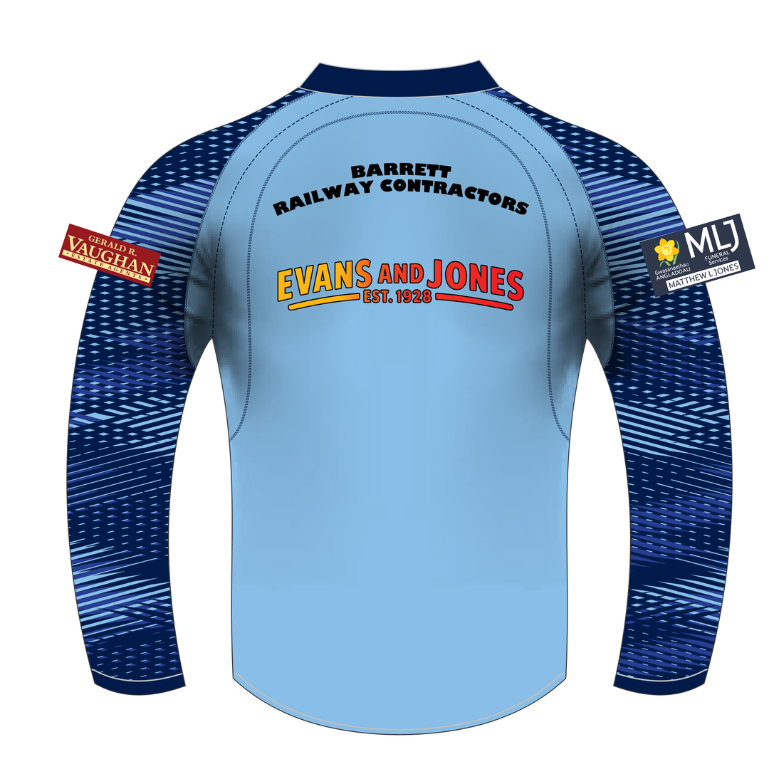 Clwb Criced Bronwydd Juniors Long Sleeve Sublimated Playing Shirt