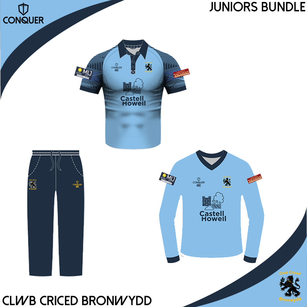 Clwb Criced Bronwydd Juniors PLAYER PACK ADULT Sizes
