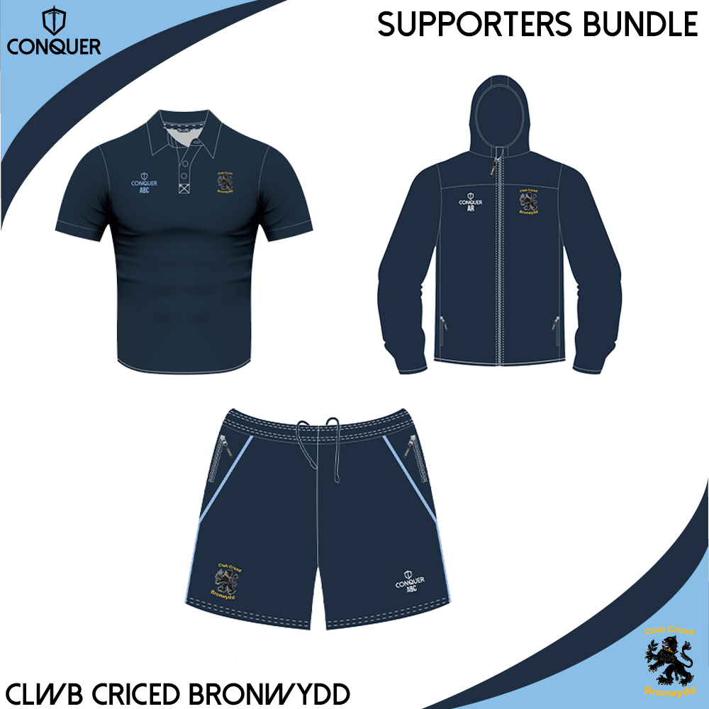 Clwb Criced Bronwydd SUPPORTERS PACK ADULT Sizes
