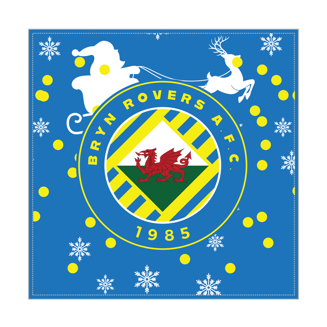 Bryn Rovers Christmas Cushion