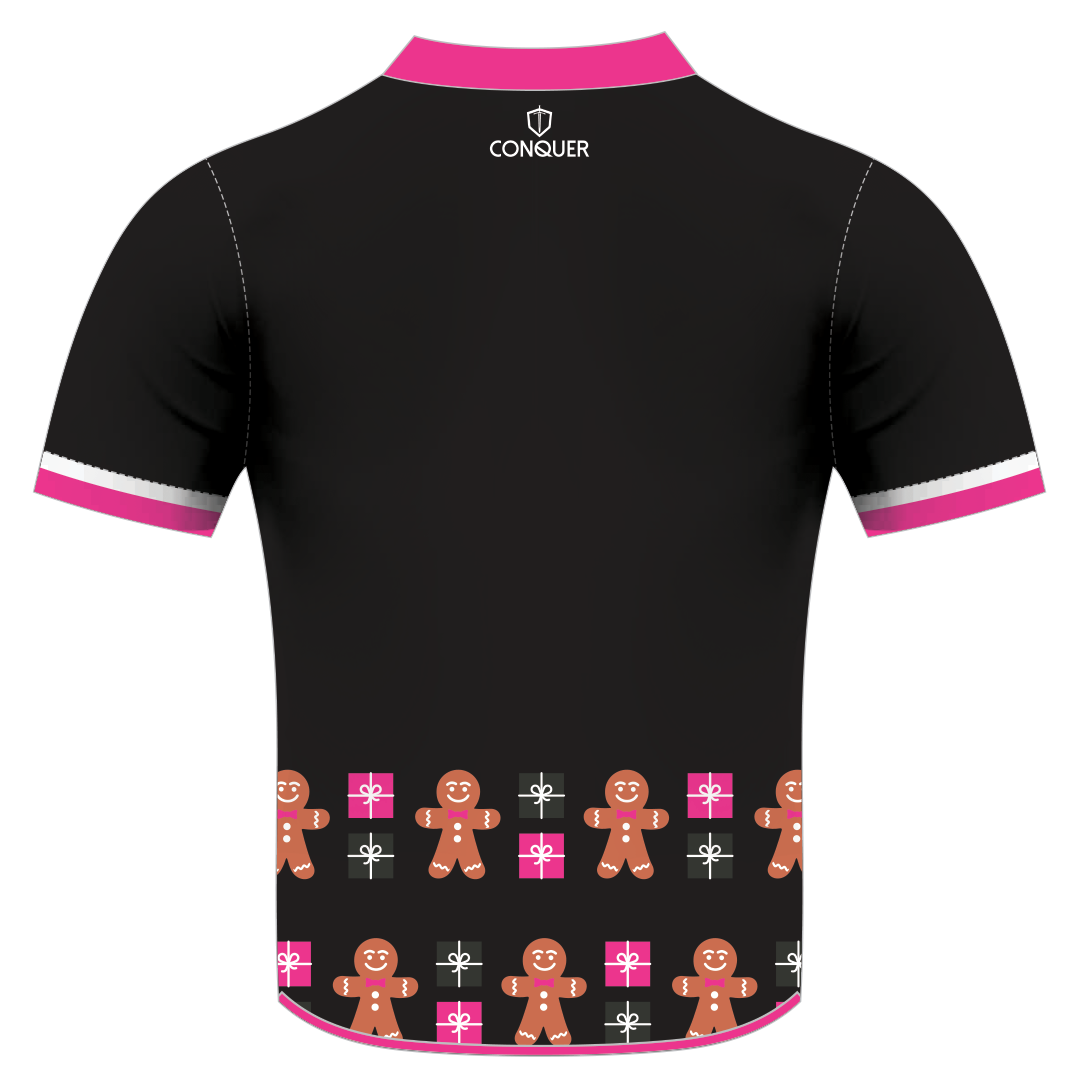 Bony Belles Sublimated Christmas T-Shirt KIDS - Gingerbread