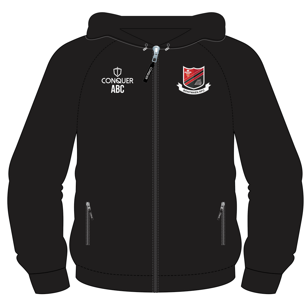 Bonymaen RFC FZ Fleece Hoodie