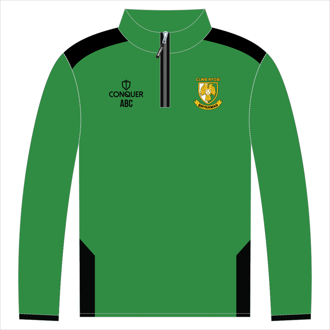 Brynamman RFC Senior PRO 1/4 Zip Midlayer Kids