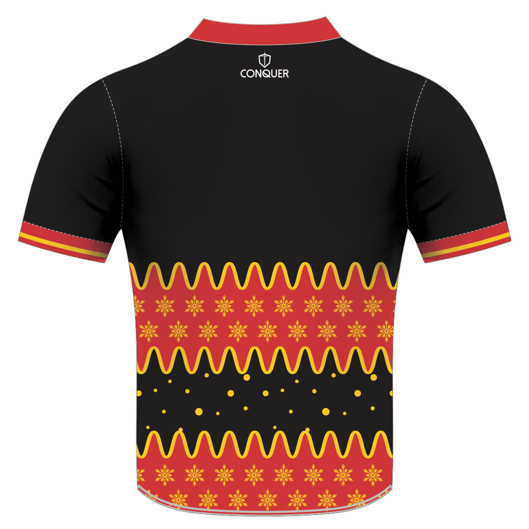 Brynmawr RFC Sublimated Christmas T-Shirt - Snowflake