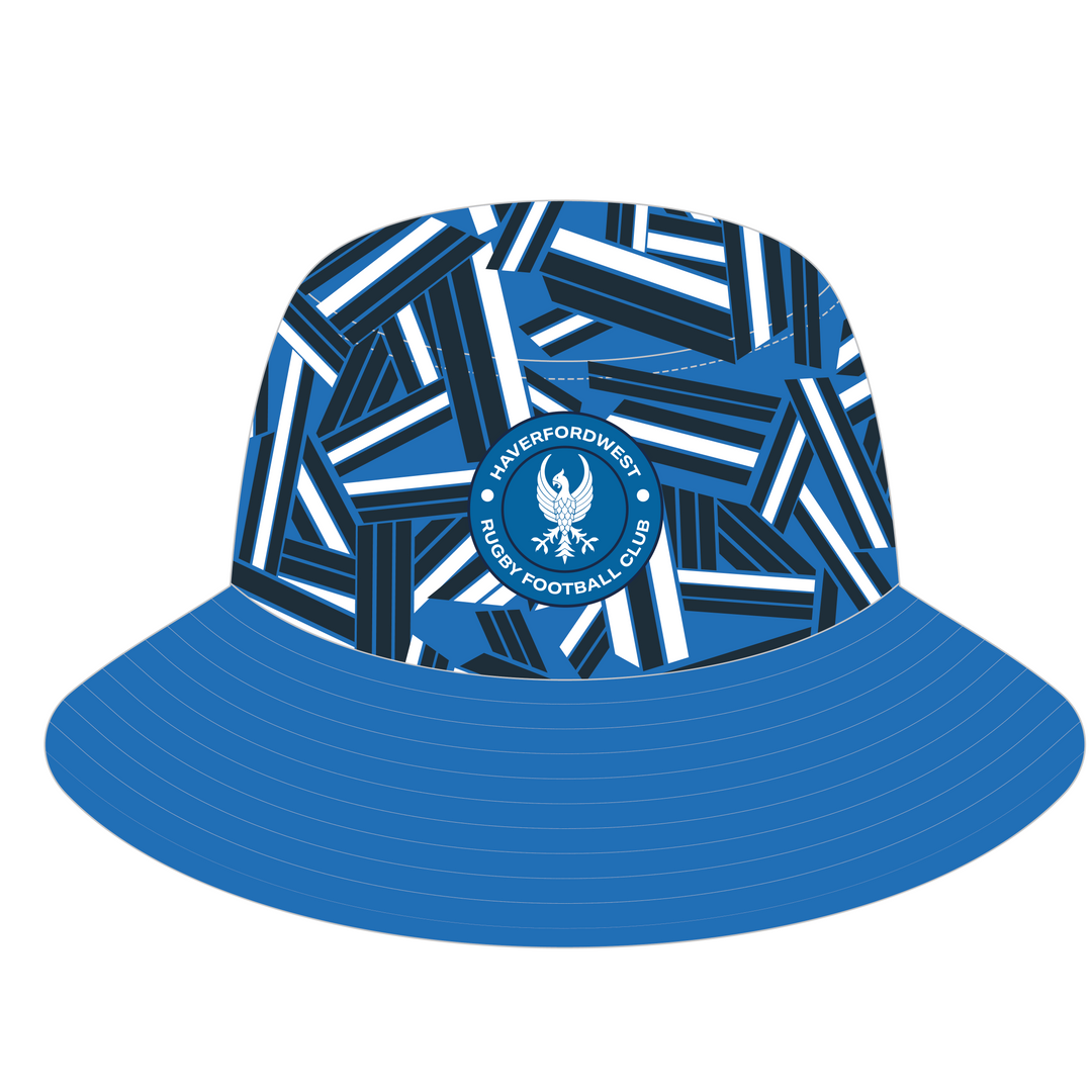 Haverfordwest RFC Reversible Bucket Hat ADULT - Blue & Navy