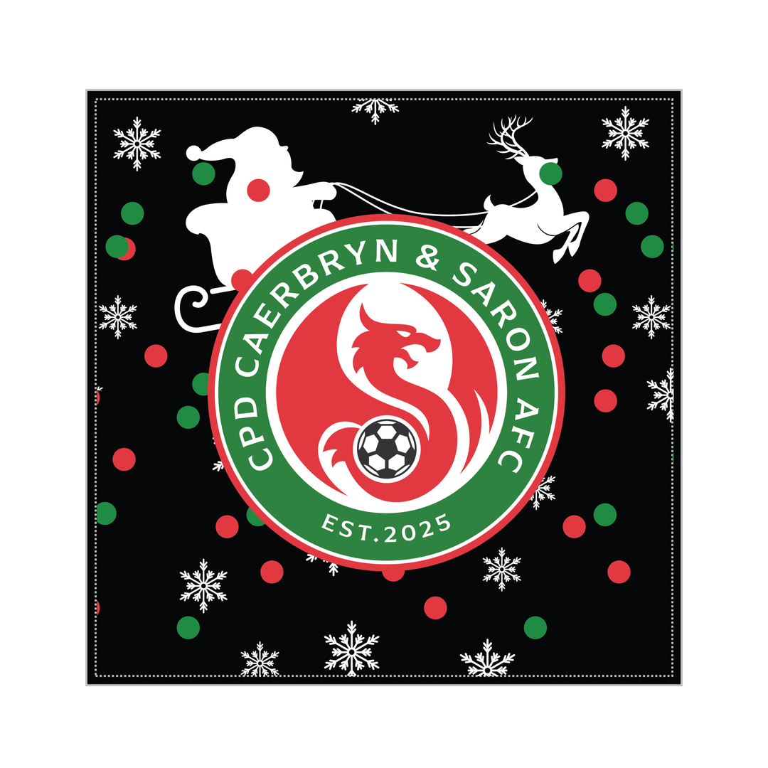 Caerbryn and Saron Christmas Cushion