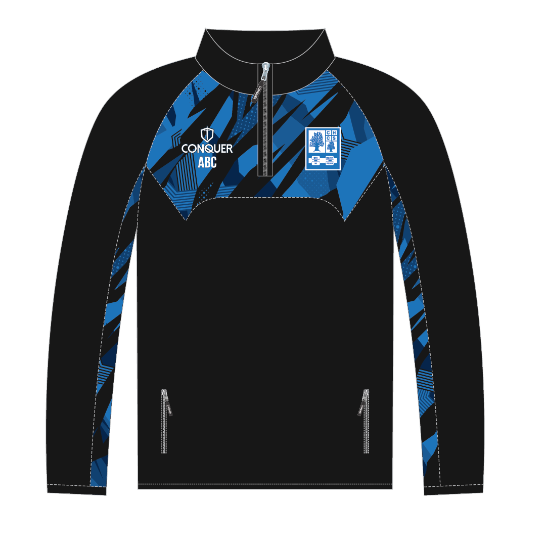 Cefn Hengoed 1/4 Zip Midlayer - Staff, Patterened