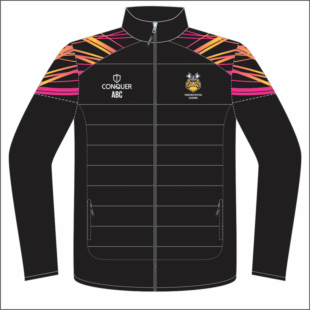 Saxon Full Zip Hybrid Track Jacket