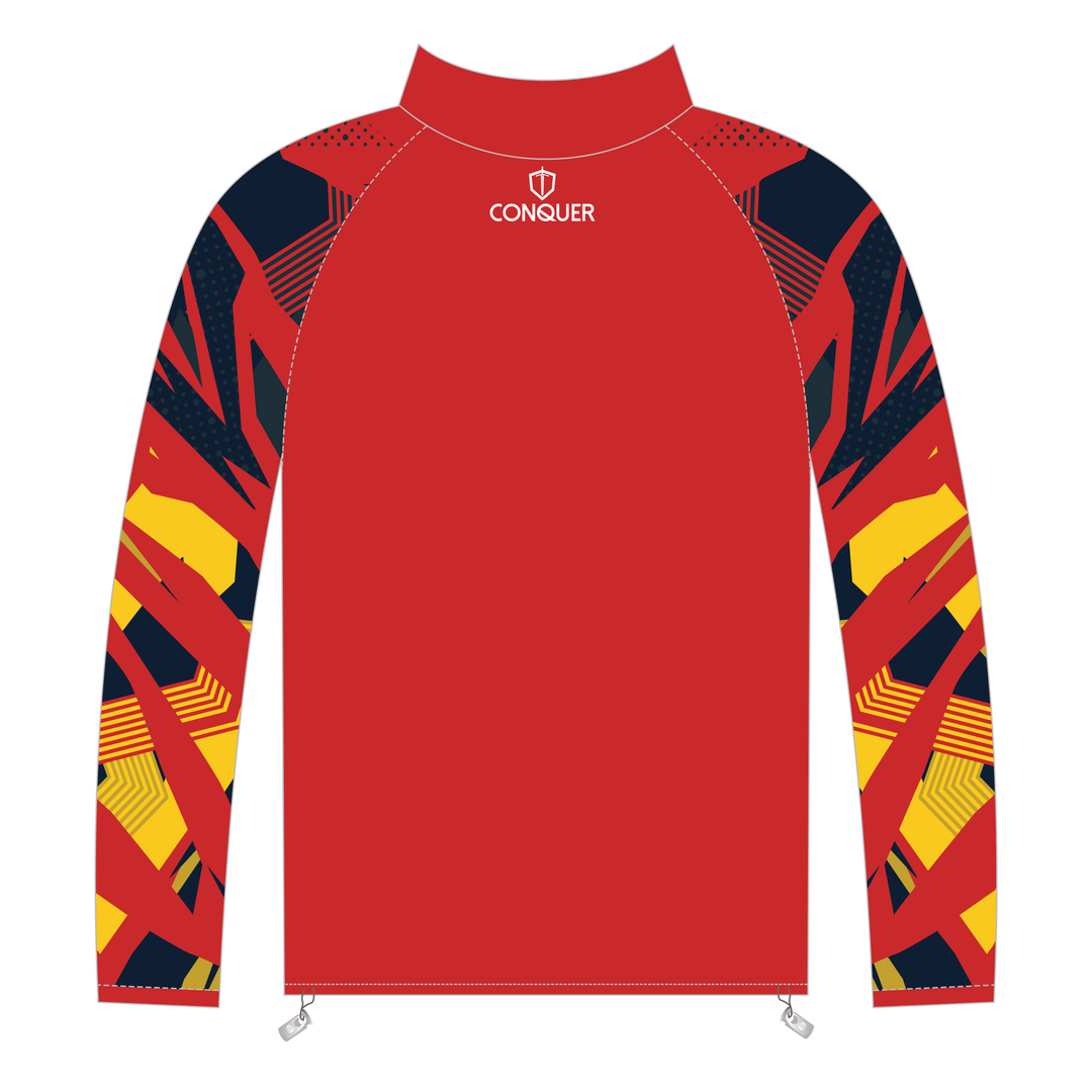 CSFA Boys PRO 1/4 Zip Midlayer - Red
