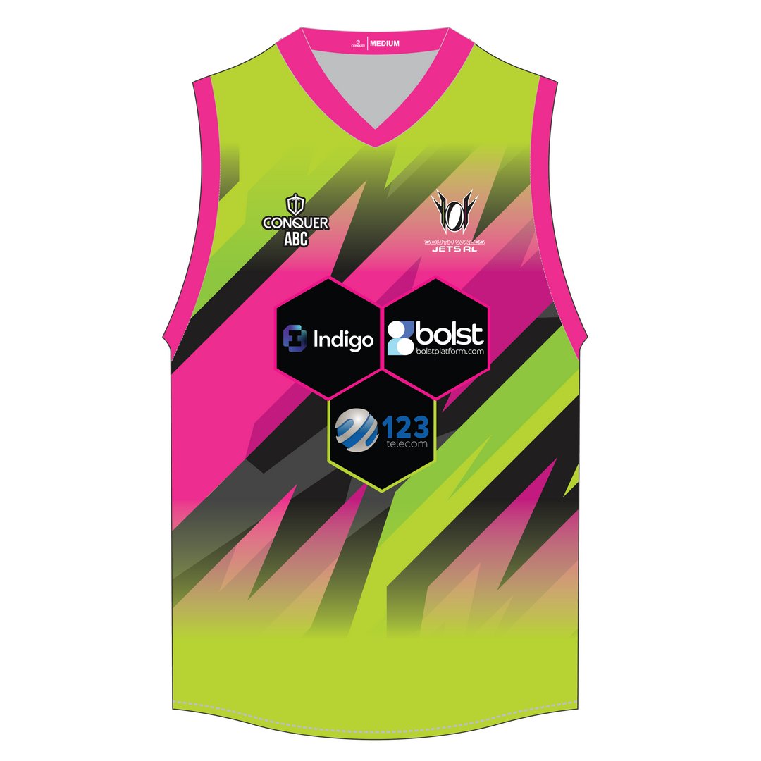 South Wales Jets Green Sublimated Aussie Vest