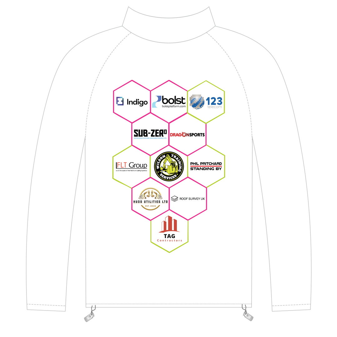 South Wales Jets White 1/4 Zip Midlayer (Kids)