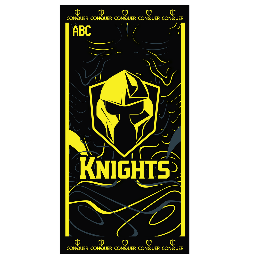 Conquer Knights Beach Towel