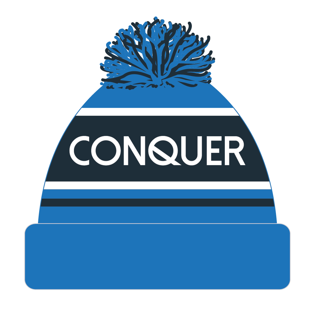 CSG Public Services Bobble Hat ADULT - Blue & Navy