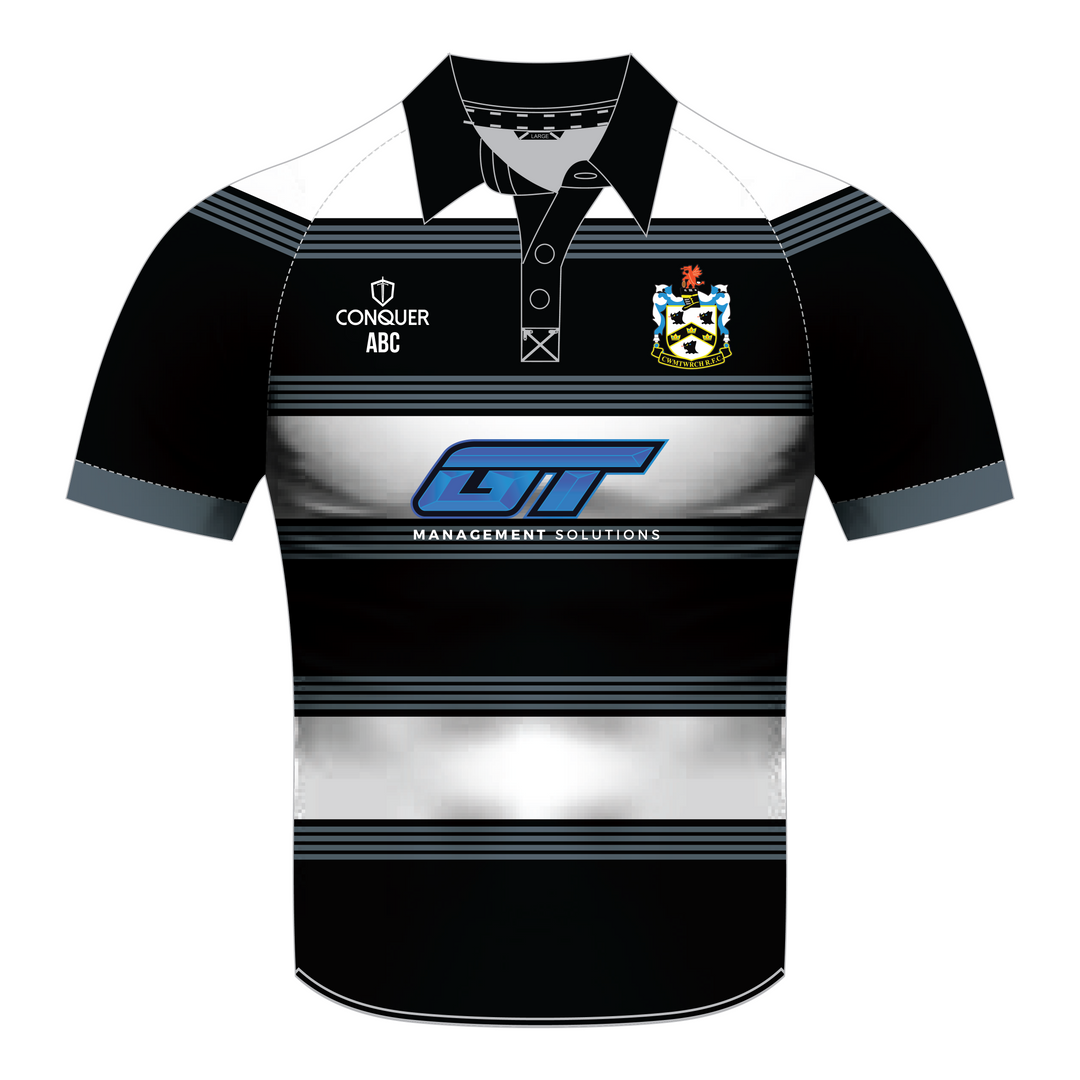 Cwmtwrch RFC Sublimated Polo Shirt 2 (Kids)