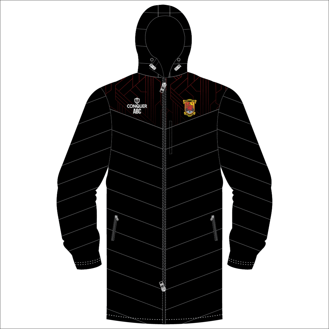 Carmarthen Quins RFC Long Puffy Jacket Kids