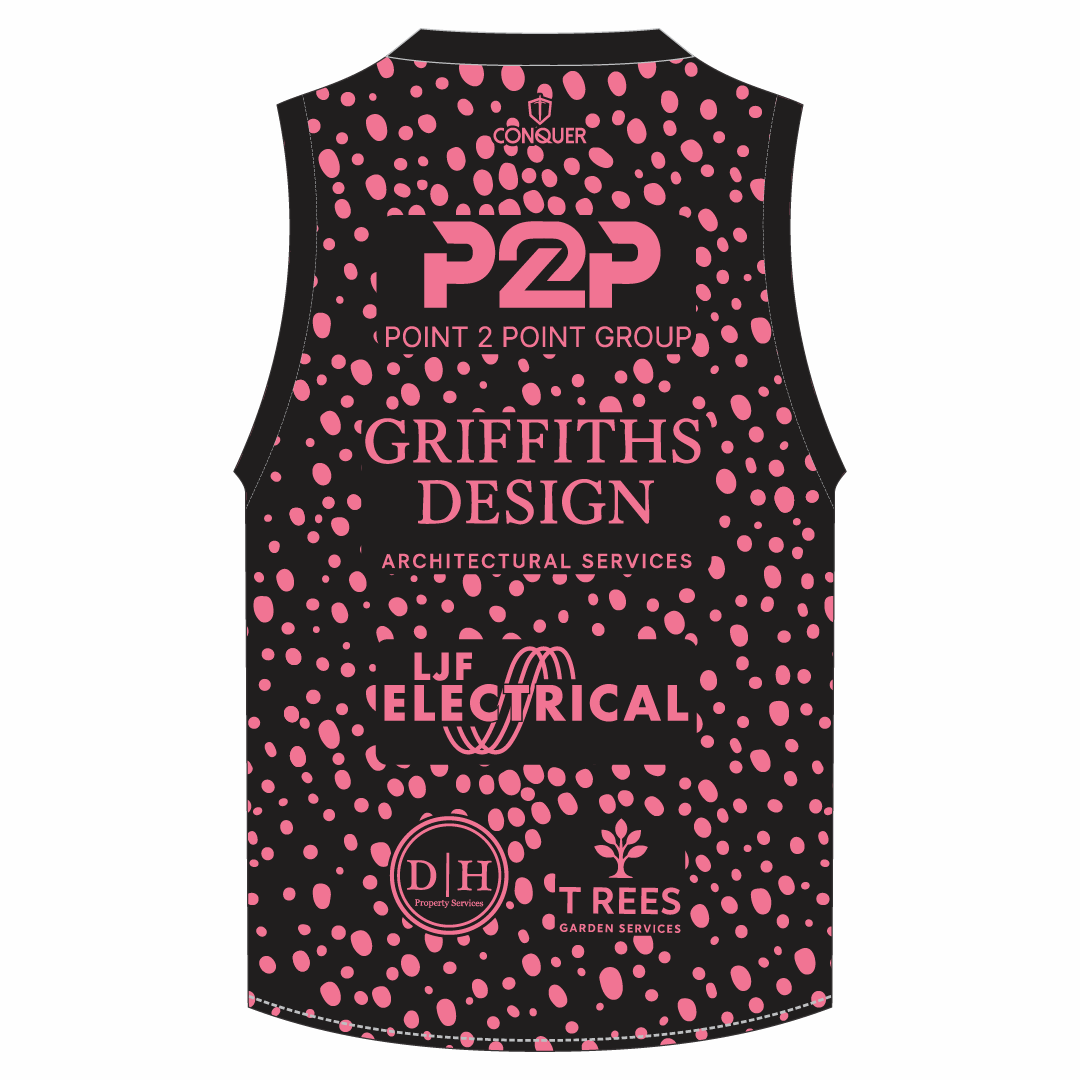 Cheetahs Invitational Sublimated Aussie Vest - Pink