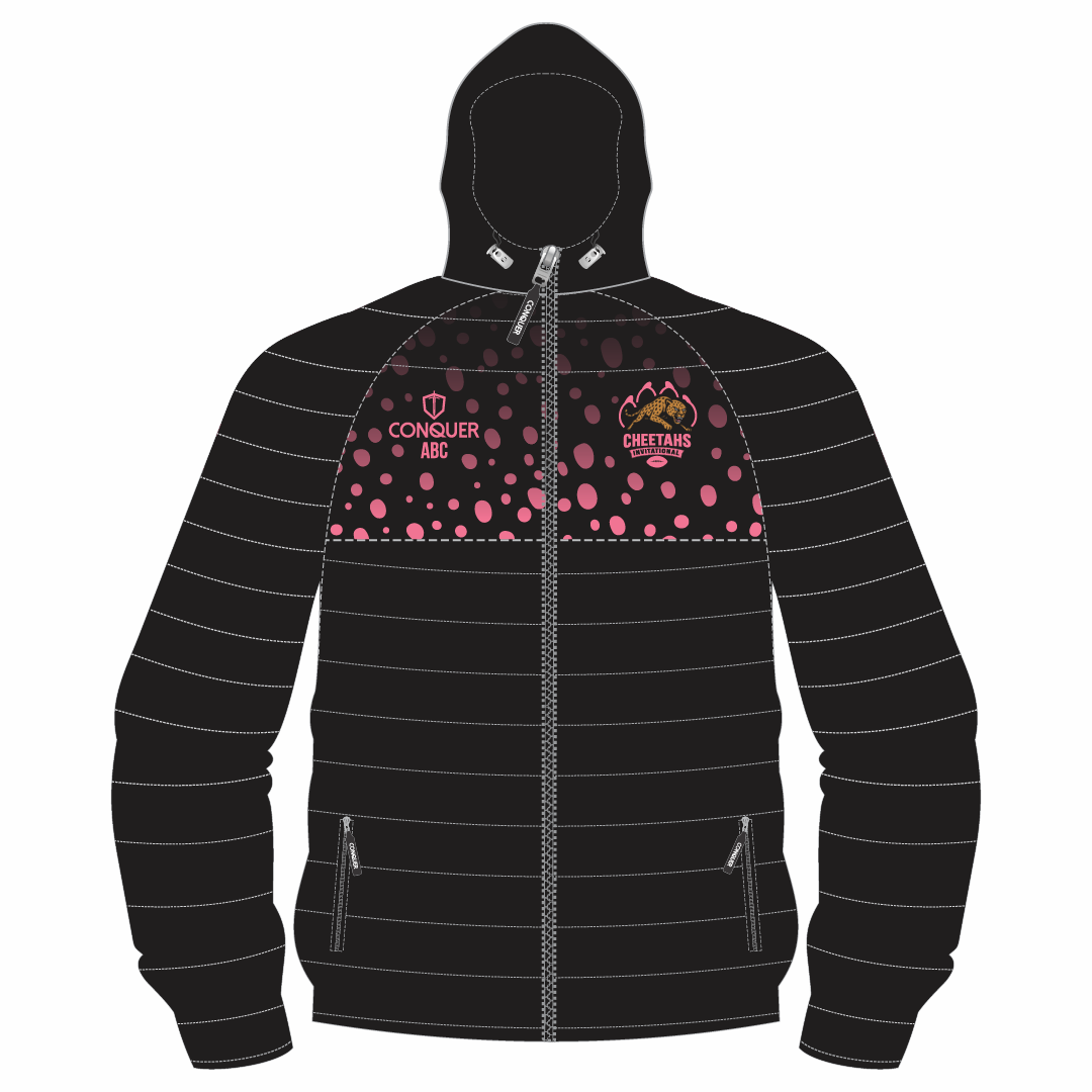 Cheetahs Invitational  Puffy Jacket - Pink