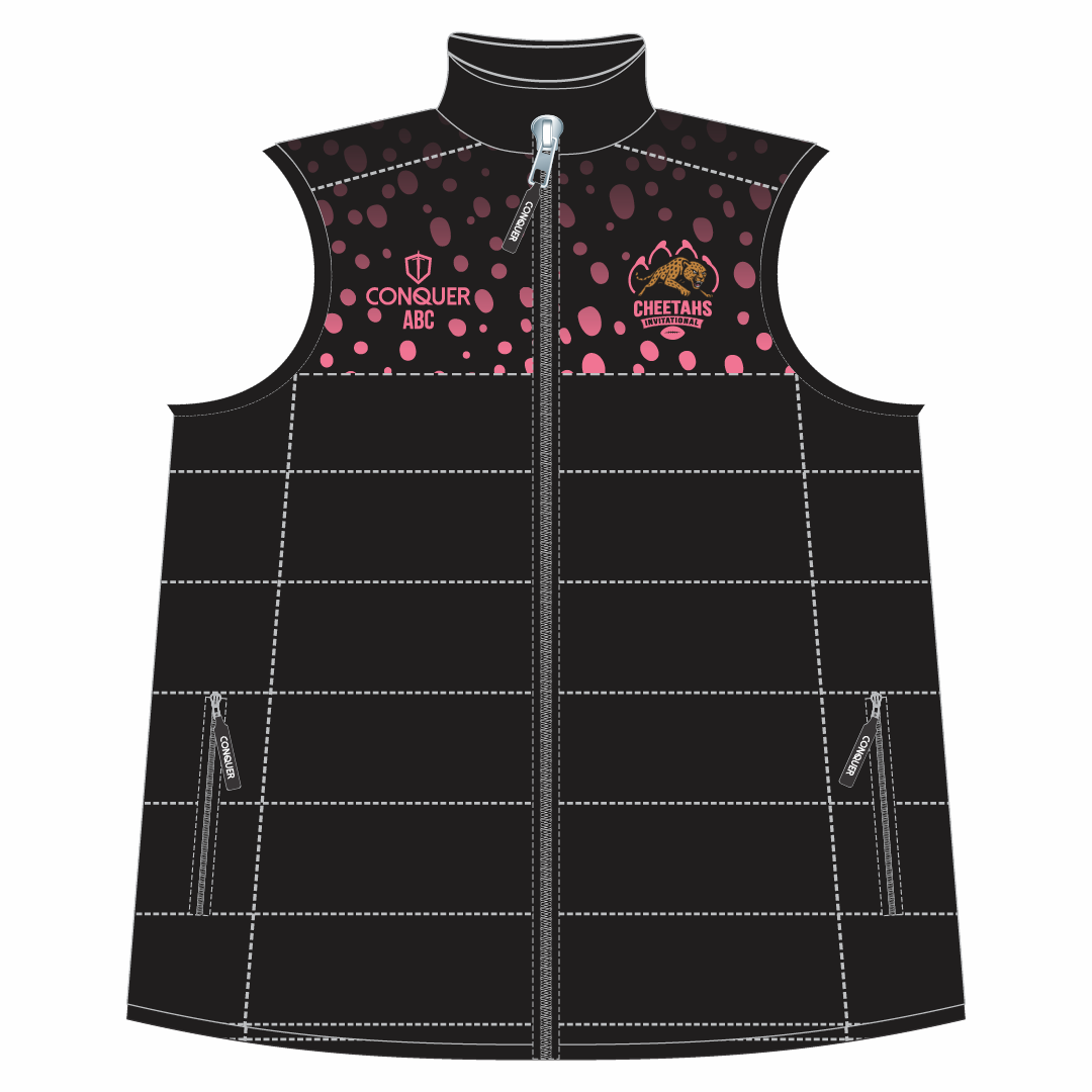 Cheetahs Invitational  Gilet - Pink