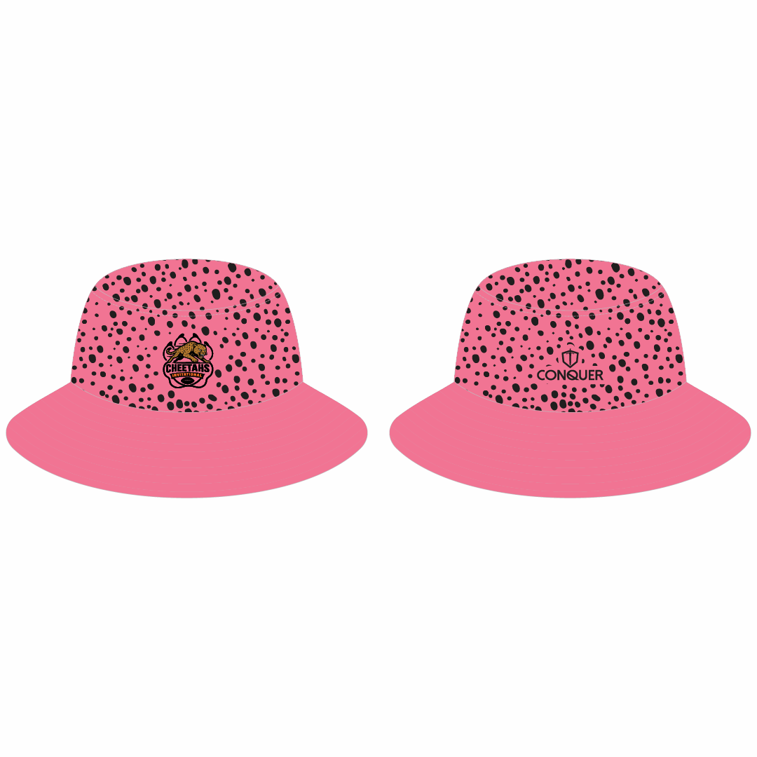Cheetahs Invitational  Reversible Bucket Hat - Pink