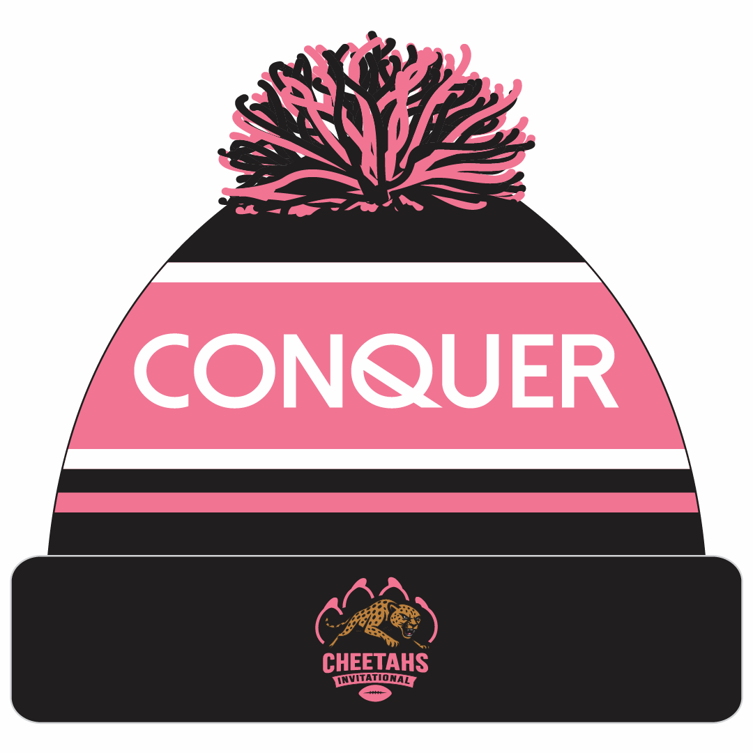 Cheetahs Invitational  Bobble Hat - Pink