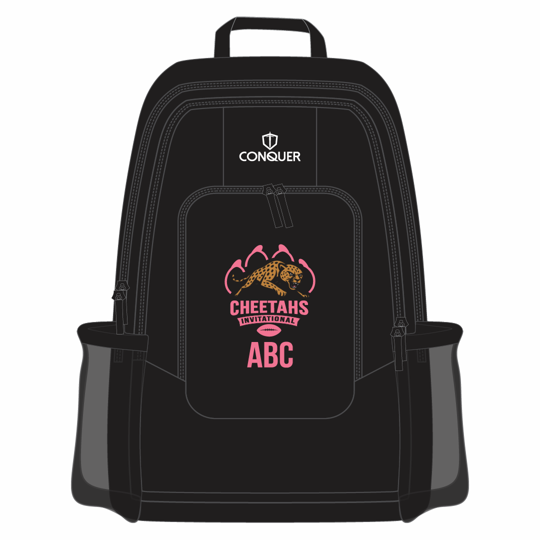 Cheetahs Invitational  Shoulder Backpack - Pink