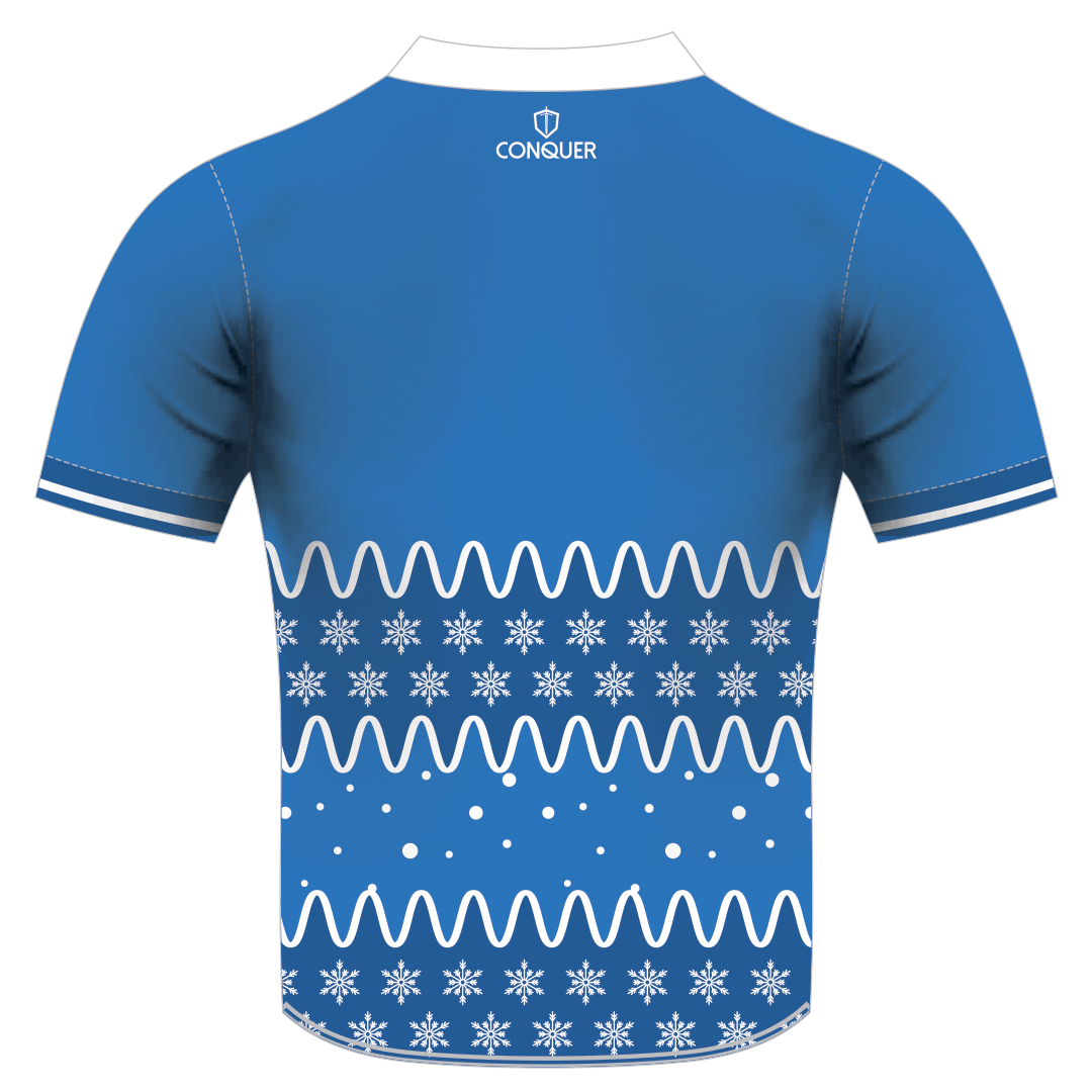 Cwmamman AFC Sublimated Christmas T-Shirt - Snowflake