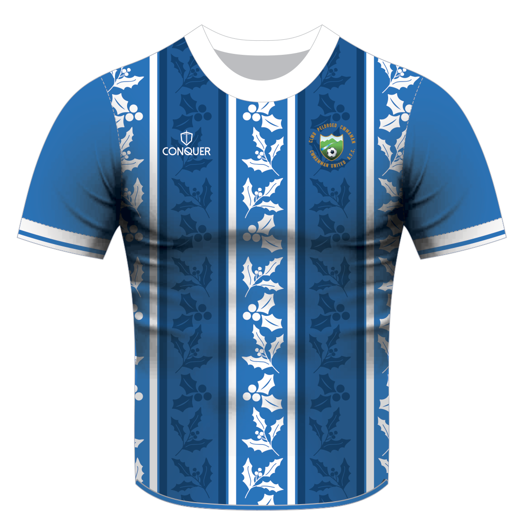 Cwmamman AFC Sublimated Christmas T-Shirt KIDS - Holly