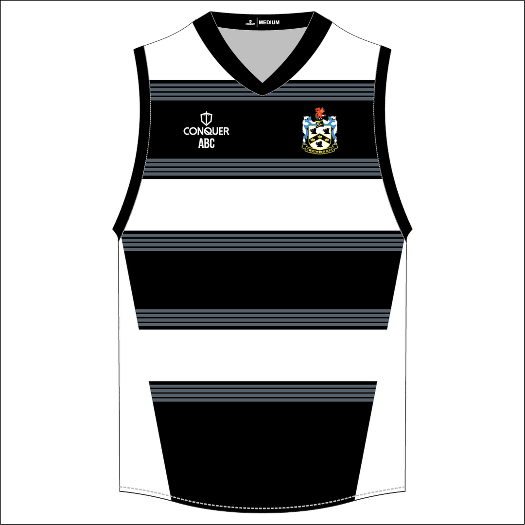 Cwmtwrch RFC Striped Aussie Vest Kids