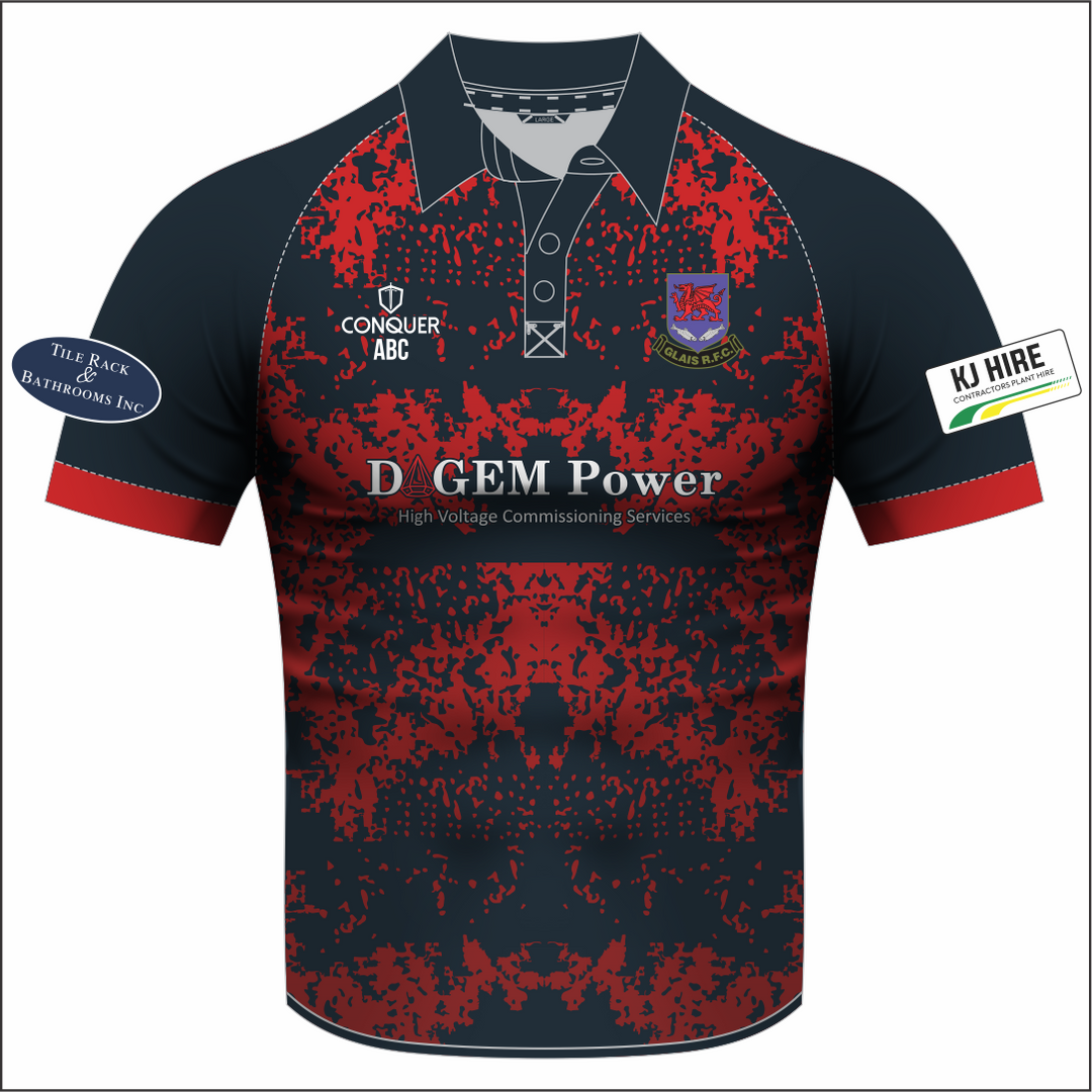 Glais RFC Sublimated Polo Shirt