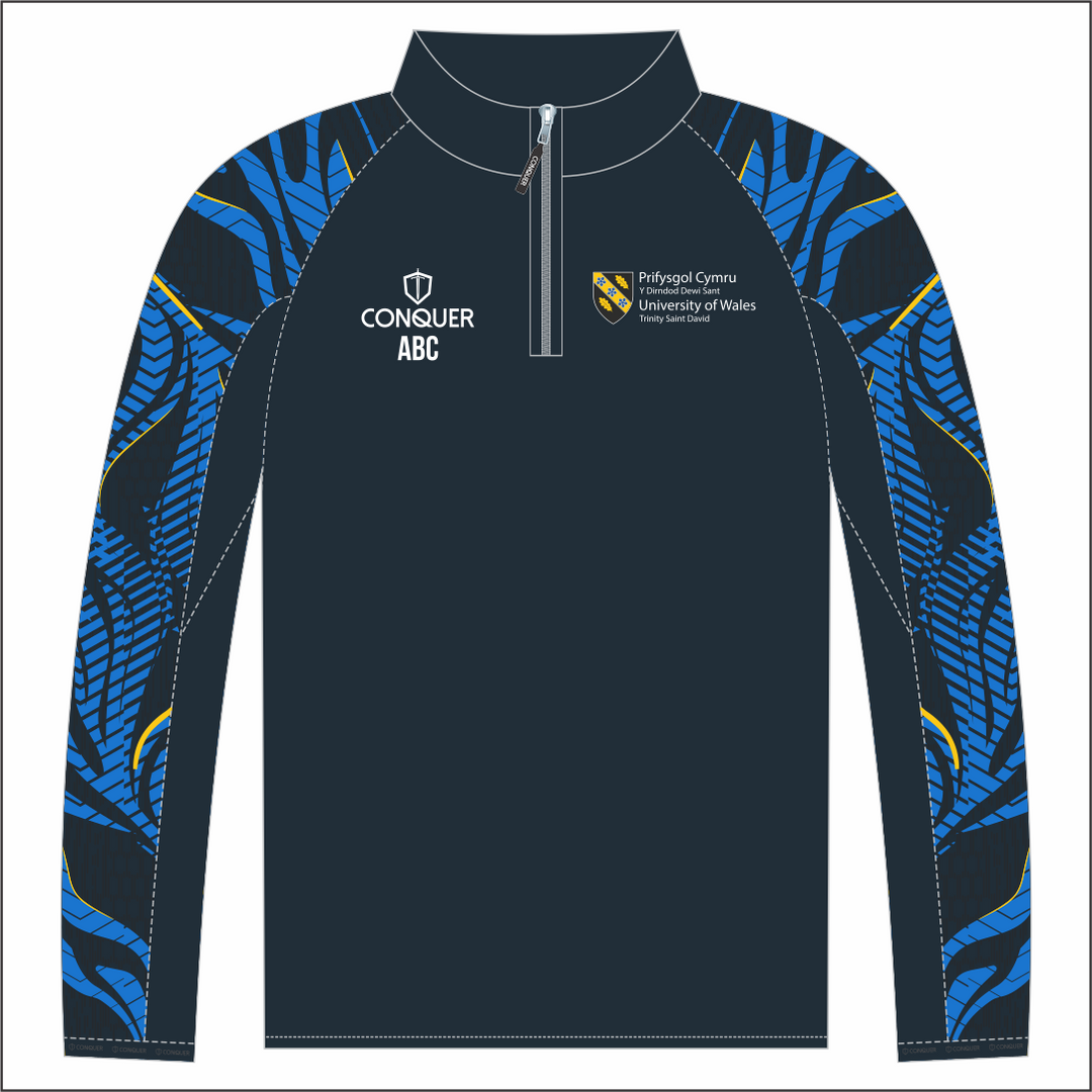UWTSD Sports Academy PRO 1/4 Zip Midlayer
