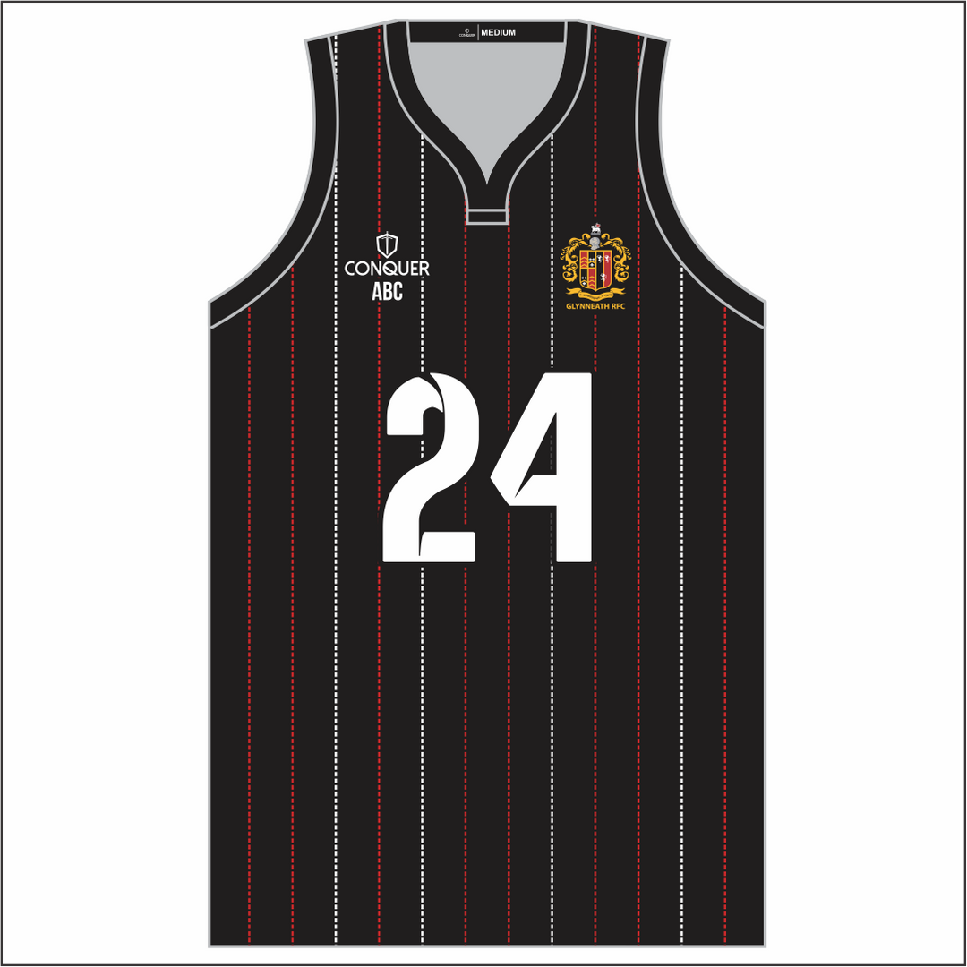 Glynneath RFC Sublimated Basketball Vest Kids