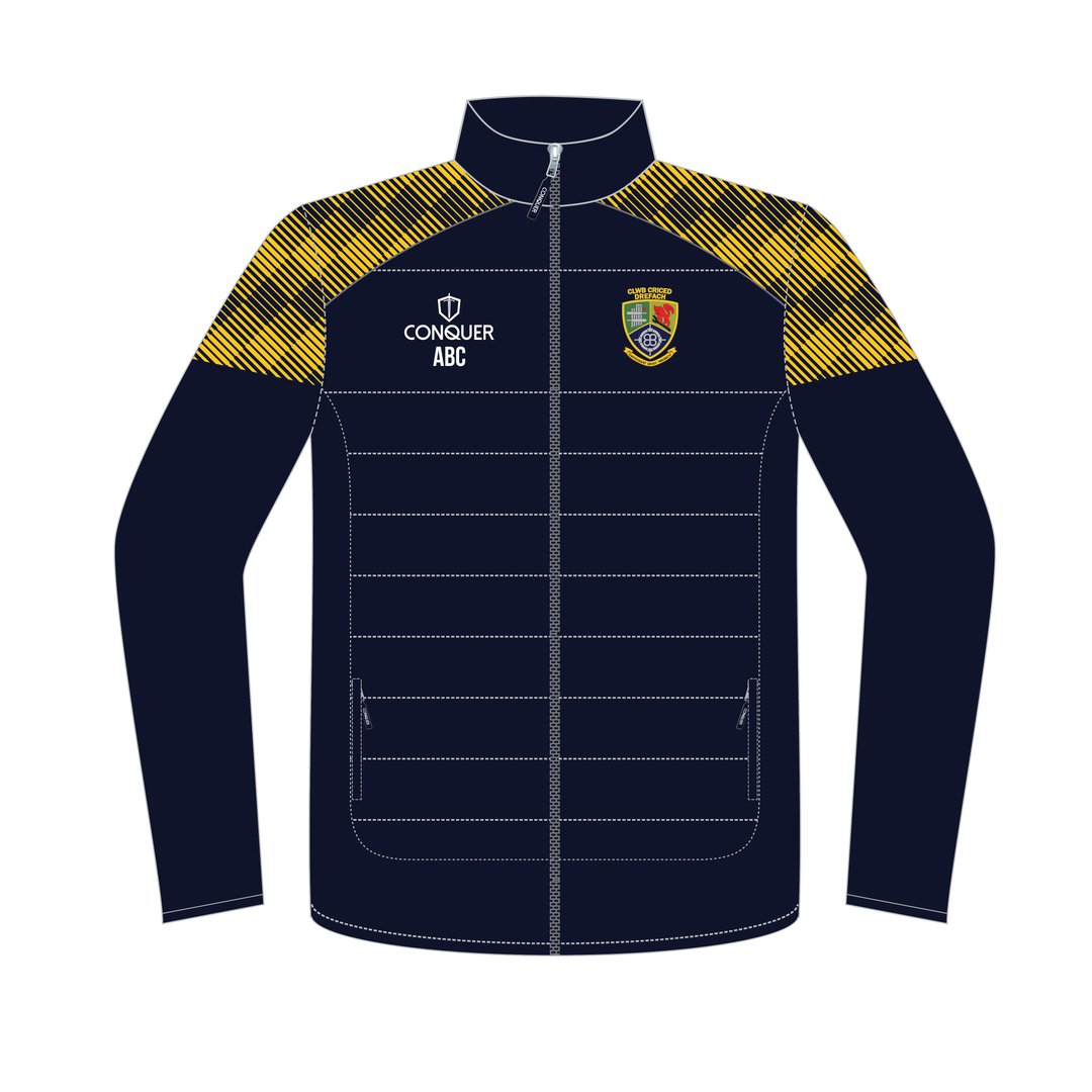 Drefach Cricket Full Zip Hybrid Track Jacket