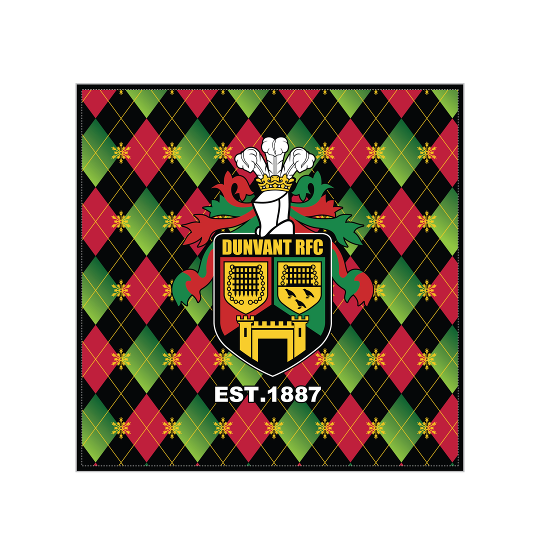 Dunvant RFC Christmas Cushion