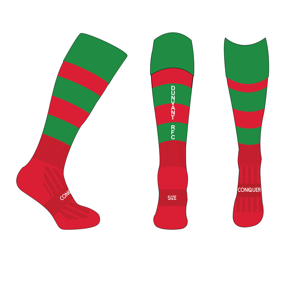 Dunvant Dragons RFC Playing Socks KIDS