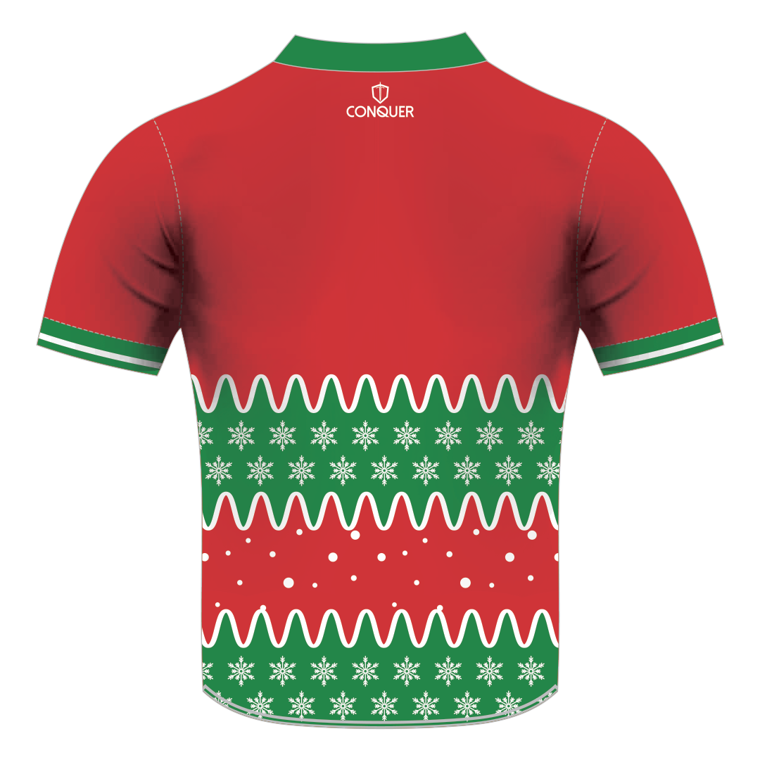 Dunvant Dragons Sublimated Christmas T-Shirt KIDS - Snowflake
