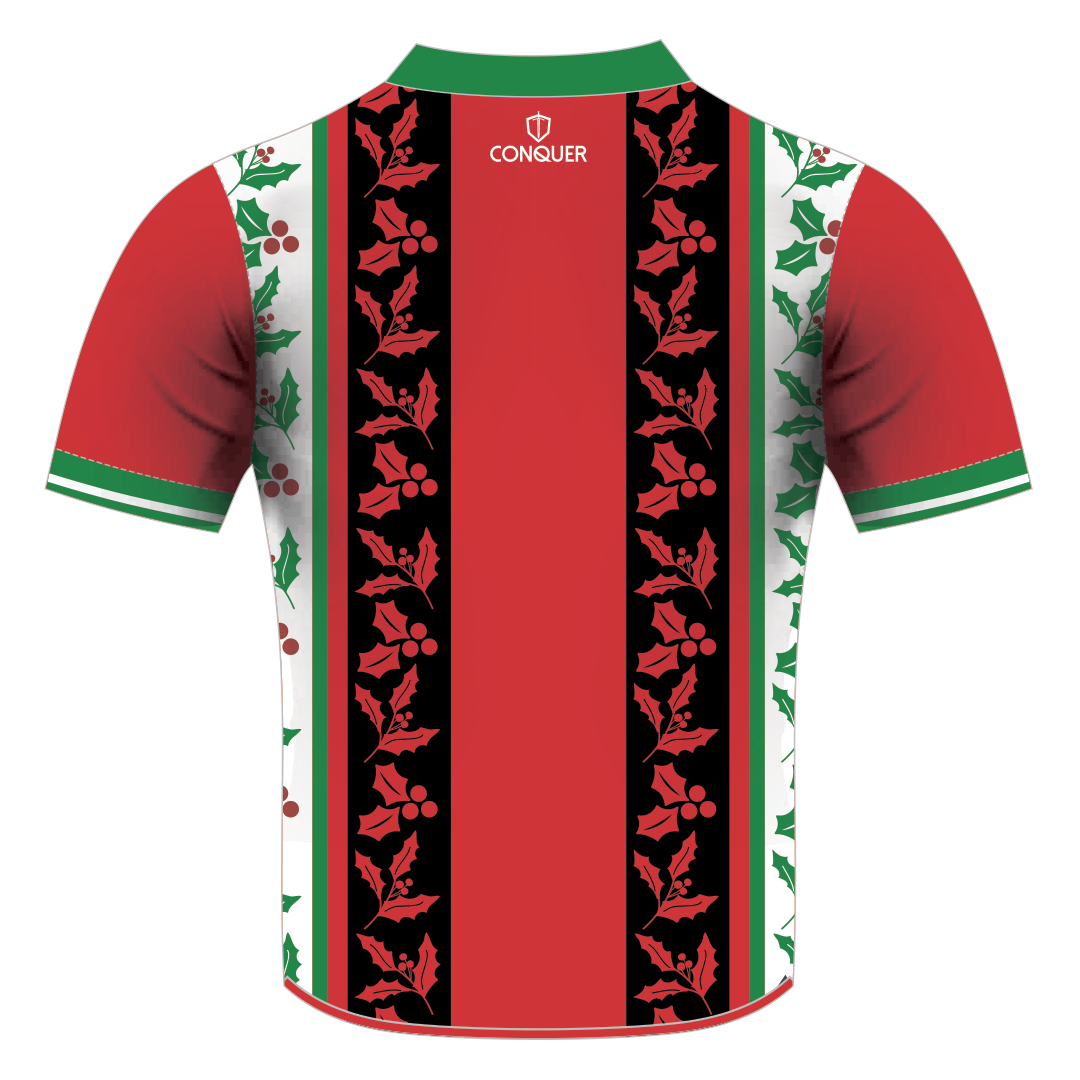 Dunvant Dragons Sublimated Christmas T-Shirt KIDS - Holly