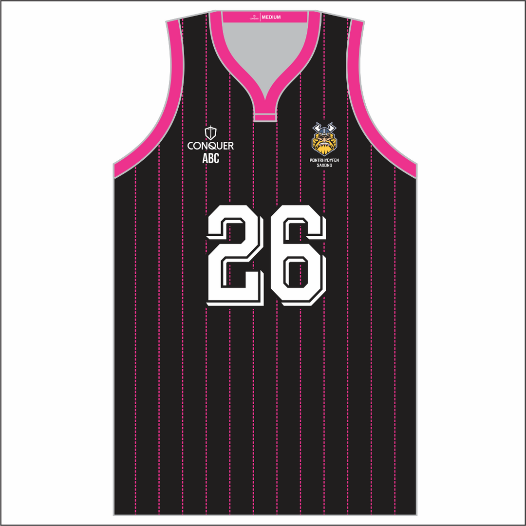 Saxon Sublimated Basketball Vest KIDS